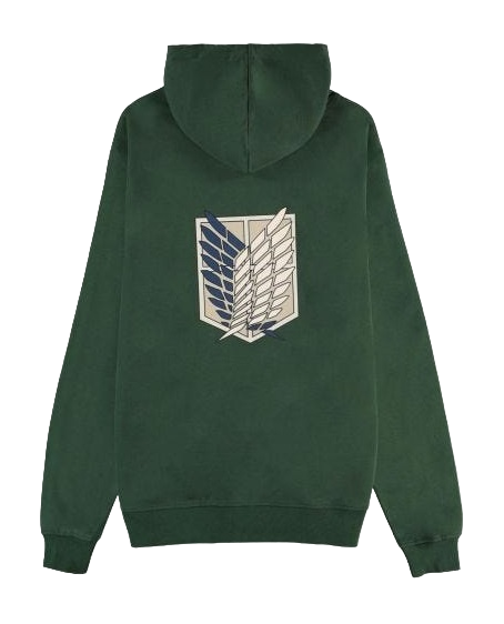 ATTAQUE DES TITANS - Scout Regiment - Pull à Capuche Zipper