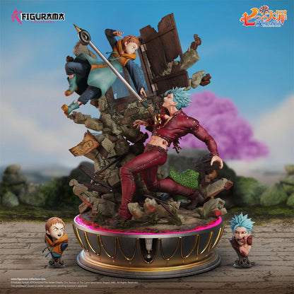 Seven Deadly Sins diorama Elite Fandom 1/6 Ban vs King 54 cm