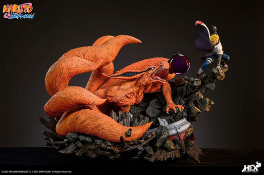 Naruto statuette 1/8 Battle of Destiny Namikaze Minato vs Kurama 59 cm