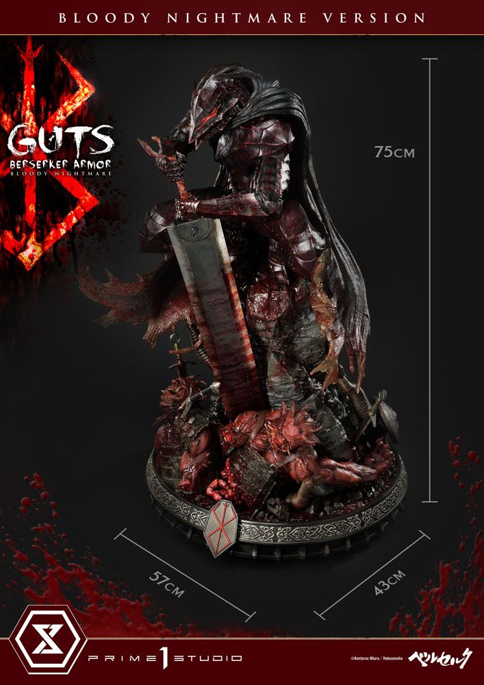 Berserk statuette 1/4 Guts Berserker Bloody Nightmare Version 95 cm